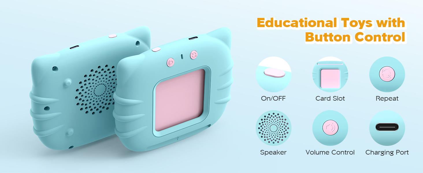 Talking Flash Cards for Toddlers 1 2 3 4 Year Olds, Montessori Language Learning with 224 Words, Pocket Speech Therapy Tools, and Speech Development Educational Playthings for Children Talking Flash Cards for Toddlers 1 2 3 4 Year Olds, Montessori Language Learning with 224 Words, Pocket Speech Therapy Tools, and Speech Development Educational Playthings for Children