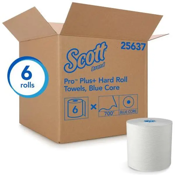 Kimberly-Clark Kleenex Hard Roll Kitchen Rolls - Premium Absorbency Pockets, 4200-Count Case