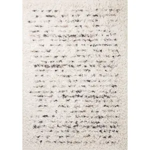 Angela Rose x Loloi Amira AMI-03 Ivory Multi Shag Power Loomed Rug