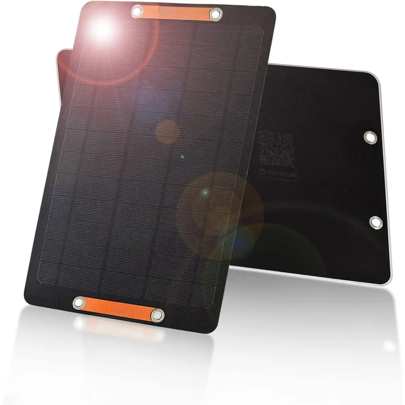 2-Pack Compact Sunlight-Powered Mini USB Solar Panels - 5V 6W, 7.7V 0.93A High-Performance Monocrystalline Chargers with USB-A Output for Outdoor Camping, Bicycle & Power Bank Devices