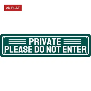 Private Please Do Not Enter Metal Sign Wall Decor Novelty Decor Room Home Bathroom Bedroom Outdoor Garage Man Cave Garden Bar Signs Decoration 16 x 4 Inch