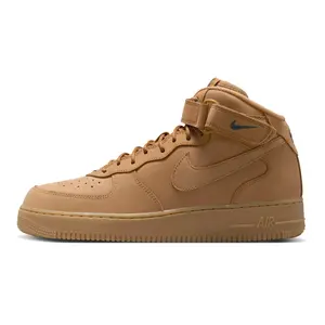 Men's Nike Air Force 1 Mid 07 PRM QS Flax/Flax-Outdoor Green (715889 200)