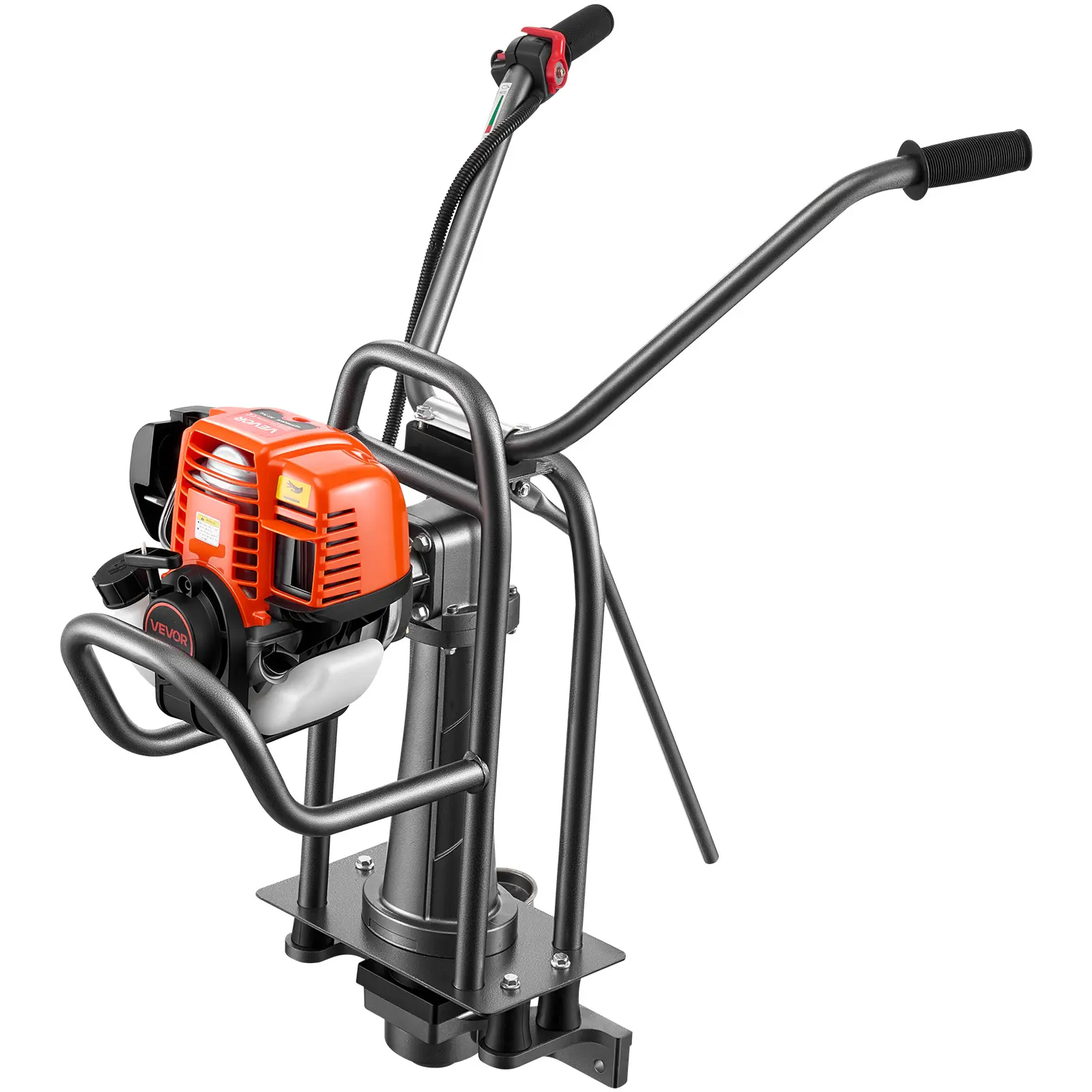 【SummerFinds】VEVOR Gas-Powered Concrete Power Screed Leveling Machine, 1.16 HP Engine, 4-Stroke Vibrating Screed, Flexible Shaft Drive, Adjustable Handle, Support Legs for Concrete Surfaces, Floor Leveling, Jobsites