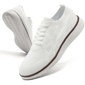 Mens Slip On Sneakers Walking Tennis Shoes Running Gym Athletic Workout Non Slip Fashion Casual Lightweight Breathable Soft Sole Mesh