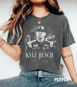 RIP Rowdy T-Shirt, Kyle Busch Tribute Tee, Vintage Motorsport Racing Fan Apparel