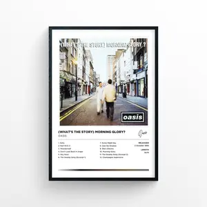 OASIS - (What's the Story) Morning Glory? - Album Cover Print Poster,  Wall Art, No Frame