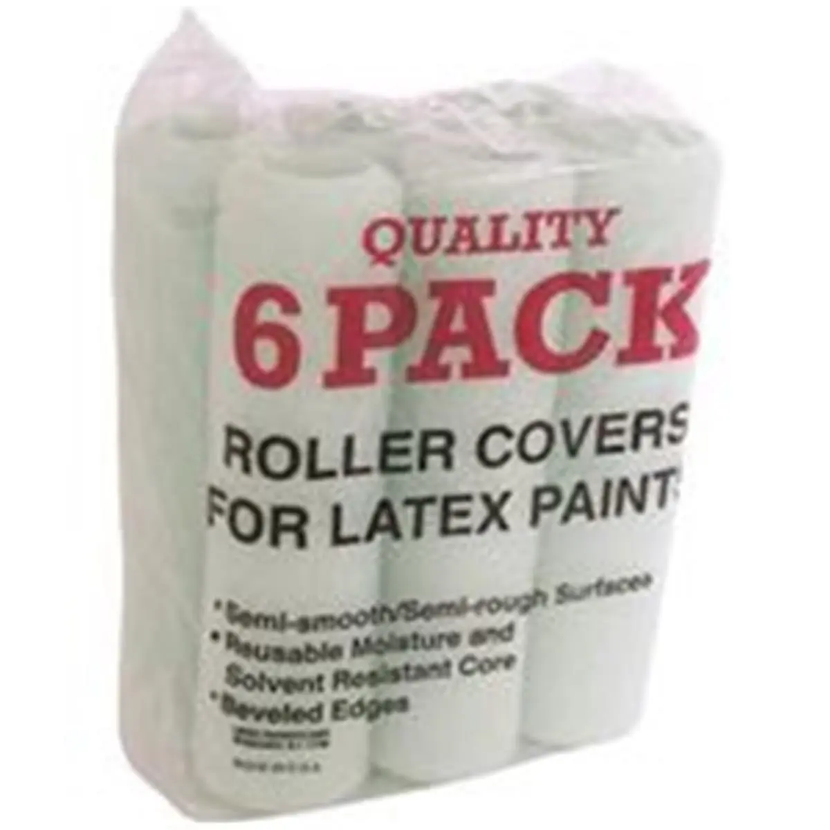 212 MAIN Pylam Roller Cover Tool Kits - 9 in x 0.375 in, 6-Pack, Beveled Edges, SSM Surface, Phenolic Core, Durable Good Quality for Automotive/Moto Paint Care Maintenance
