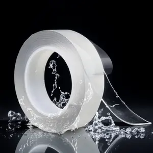 Strong Washable Double-Sided Tape for Wall Decor, No-Drill Photo Hanging, Anti-Slip Carpet & Cabinet Adhesive, High-Strength Removable, Waterproof, Heat-Resistant Multi-Surface Strips, Easy Peel