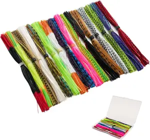 16 Colors   for Fly Tying, Pre-Sorted  Skirt in Easy-Use  for Jig Spinnerbait Fishing Lures Fly Tying Material