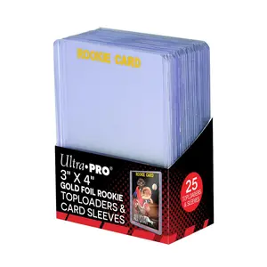 3" x 4" Clear "Rookie Gold" TOPLOADER® Sleeves & Card Sleeves Combo (25ct) for Standard Size Cards