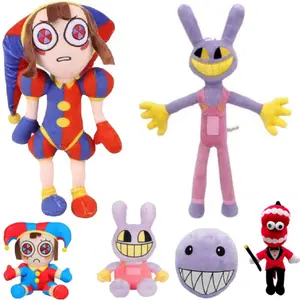 The Amazing Digital Circus Plush Pomni and Jax Plushie Doll Toys Cute Stuffed Animal Birthday for Kids Children Christmas