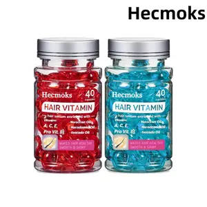 【Free Delivery】HECMOKS Hair Vitamins Oil – Argan, Macadamia & Avocado Oils, Vitamins A, C, E, Pro B5 for Hair Growth, Repair & Deep Hydration, Promoting Smooth, Shiny Hair Fathersdaygifts