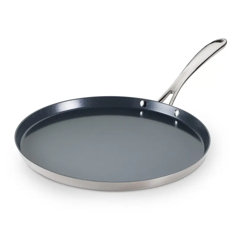 Utsava Tri-Ply Clad Stainless Steel Ceramic Nonstick Dosa Tawa