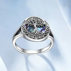 Bestselling Tree of Life Ring, Minimalist Fashion Natural Elegant Design, Unique Round Band Ring