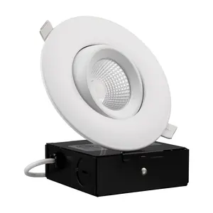 Rotatolux 4" Gimbal LED Recessed Light - 12W - Single CCT