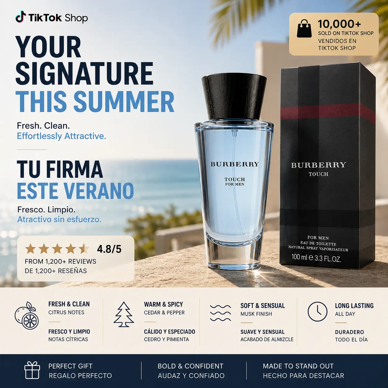 Burberry Touch EDT -  Men's Fragrance