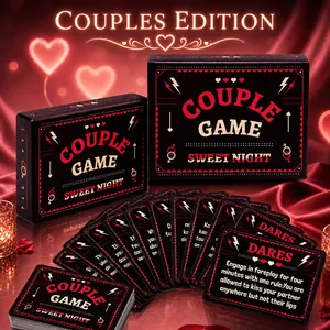 Couple Edition Card Game -50 Conversation Cards Suitable for Couples, Adults, and Teenagers - a Two Player Game for Unforgettable Date Nights and Game Nights, for 2 Players and Above