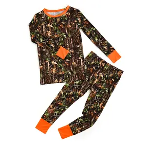 Hunter Camo TWO PIECE - NO BUTTON Premium Bamboo Fabric Bamboo Fabric Clothing