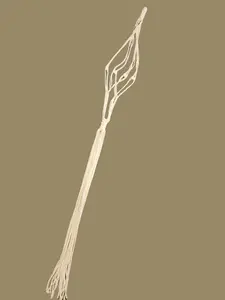 Long Tassel Macrame Knotted Hanging Plant Holder Bone White 961