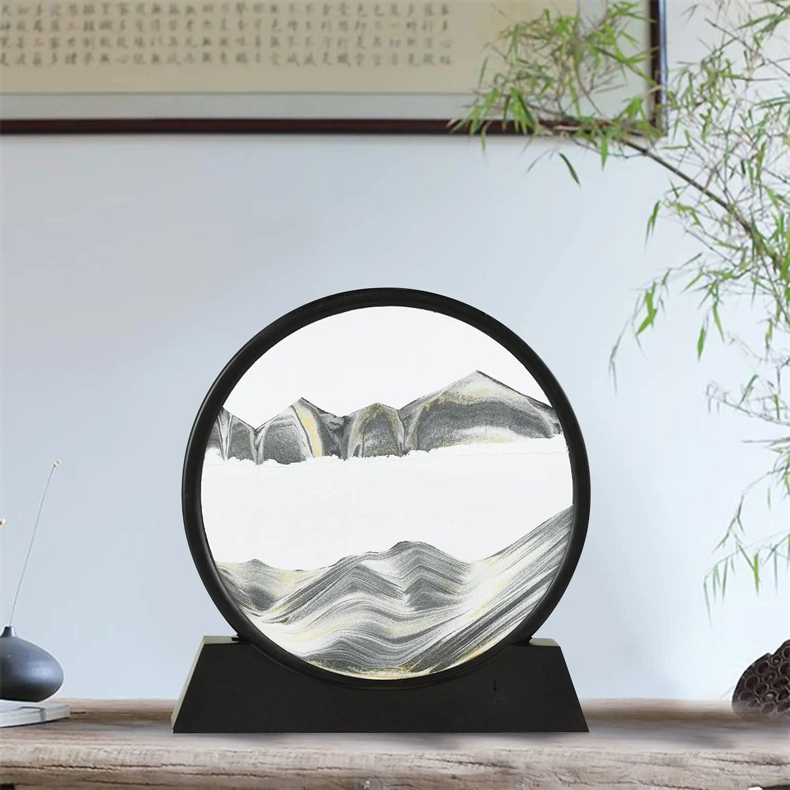 Deep Sea Moving Sand Art Picture - Dynamic 3D Desktop Decor