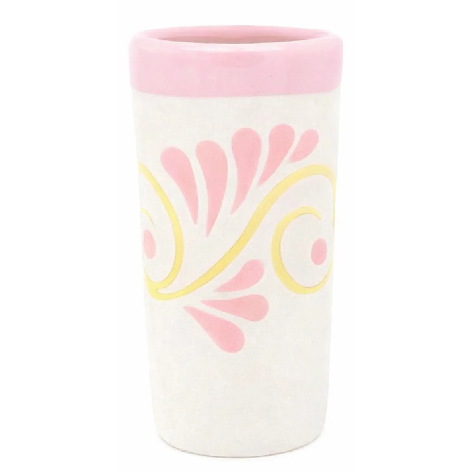 Casa De Queta Cantaritos De Barro Mexican Shot Glasses 2 Oz - Drinkware For Party, Viva La Fiesta, Set Stylish Traditional Clay cute cups coffee