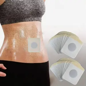 50-Piece Waist & Abdominal Patch Set, Pack, No Battery Needed, Easy Home Use, Adhesive Patches, Comfortable Fashion Design, Suitable for All, Daily