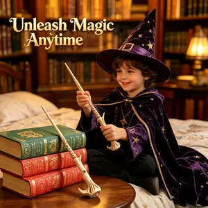 Children’s Day gift: resin magic wand toy, large-diameter interactive magic stick, fun role-play prop and collectible item, suitable for children and young fans.