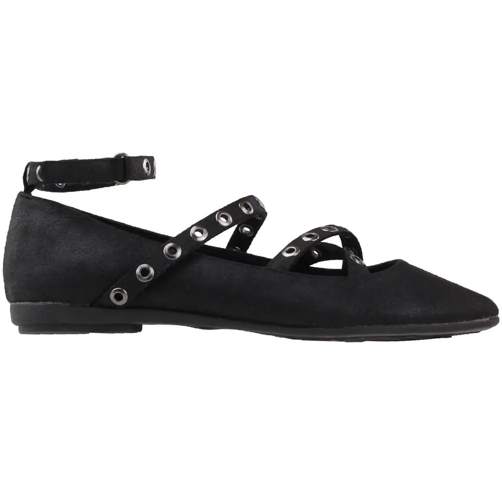 Sugar Womens Bergen Ballet Flats Casual - Black