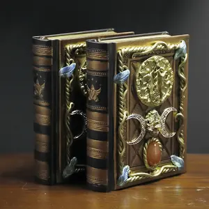 Grimore Magic NoteBook Natural Crystal Gorgeous Stone Gemstone Jewelry Energy Healing Love Girlfriend Boyfriend Souvenir Valentine Father Mother Anniversary Christmas Halloween Birthday Gift New Year