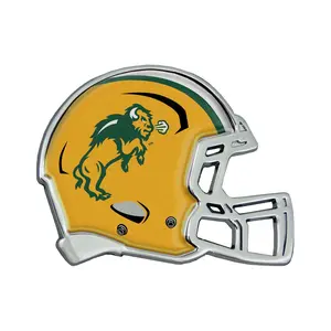 North Dakota State Bison Chrome Helmet Emblem