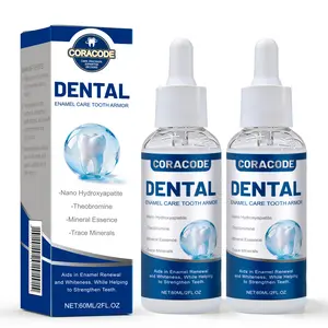 CORACODE Tooth Armor Liquid Drops Nano Hydroxyapatite for Sensitive Teeth, Enamel Care Drops to Support Stronger Teeth & Soothe Sensitivity， Daily Oral Care Routine 60 ml