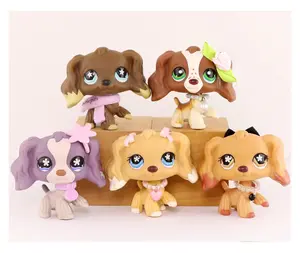 Soldtime Mini Cocker Spaniel Vinyl Doll Set With Accessories 5pcs