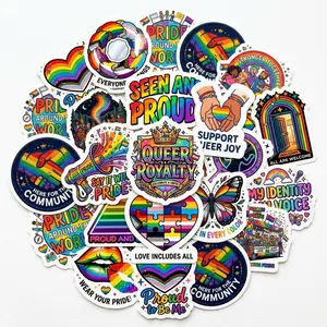 Pride Stickers Pack 20pcs - 20 Unique Stickers for Celebrating Pride Month - Perfect for Festive Decorations and Gifts