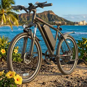 Mountain E-Bike, 350W Motor, 26-inch Inflatable Tires, Speed: 22 mph, Pedal Assist Range: 20-70 miles, Front and Rear Disc Brakes, 48V 13.5Ah Lithium-ion Battery..SummerWins,Father's Day Gife