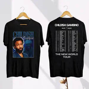 Childish Gambino Bootleg Shirt, Childish Gambino The New World Tour 2024 T-Shirt, Childish Gambino Fan Gift Shirt, Childish Gambino Merch