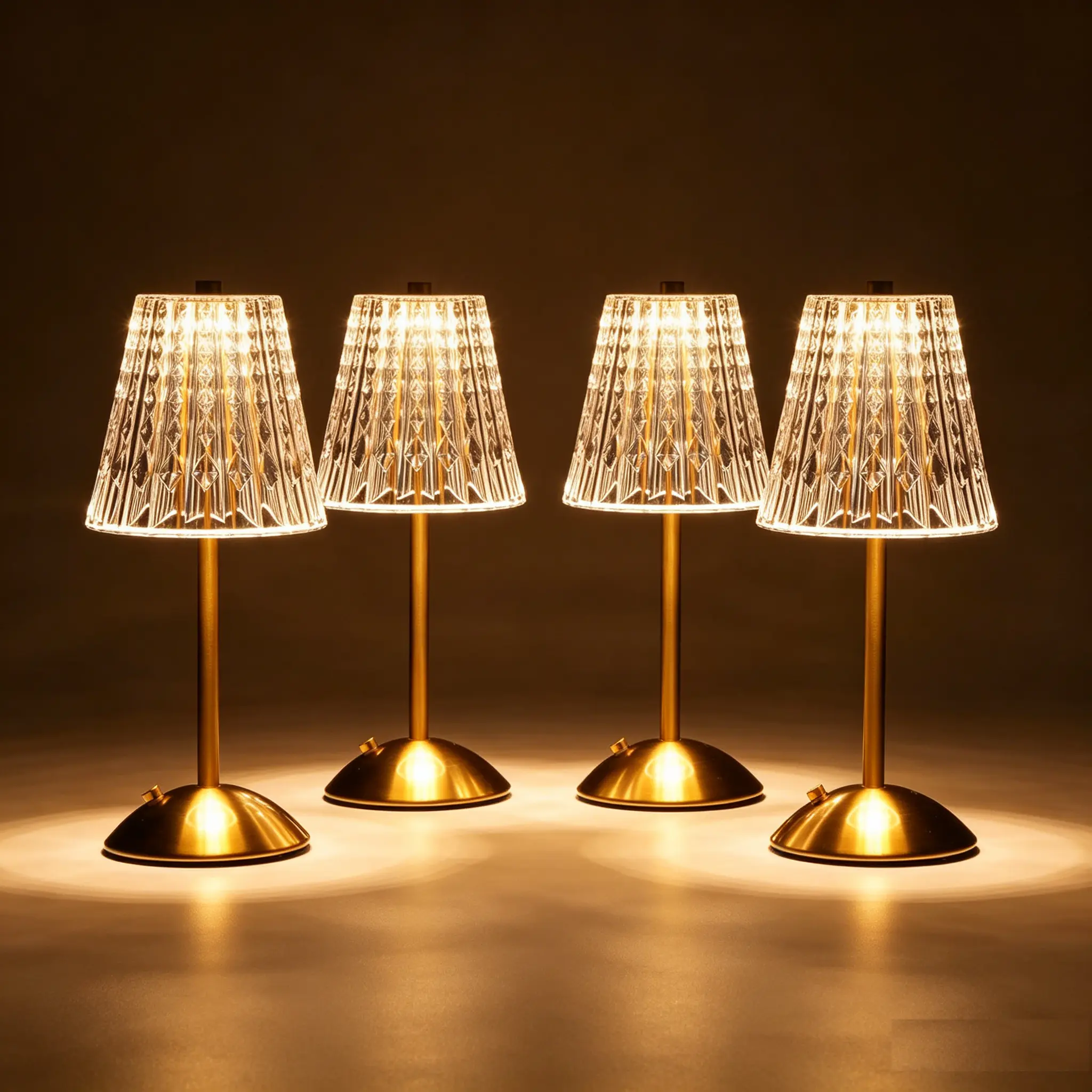 Cordless Gold Touch LED Table Lamp - USB-C Rechargeable, Portable Battery-Powered, 3 Color Temperature Dimmable, USB-Port LED Lights for Bedroom Home Decor, Gift Ideas for Valentine, Mood Lighting for Bars