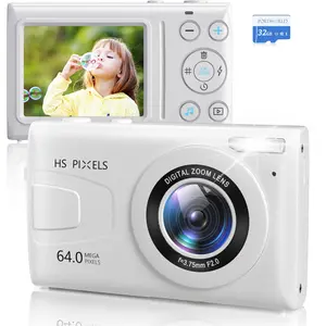 Mini Camera,Auto Focus Digital camera for kids,MP3 Function,Portable Digital Camera,Point Shoot Cameras