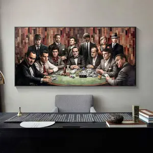 The Godfather Mafia Family Poster, Gangster Movie Wall Art, Classic Cinema Print, Vintage Crime Decor Gift