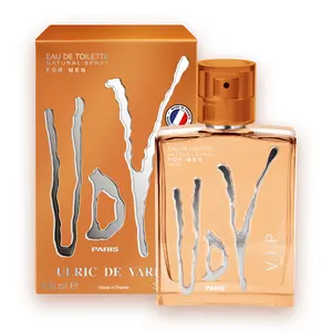 Ulric De Varens UDV VIP 3.4 FL OZ Eau De Toilette for Men - Woody Citrus Scent, 100 ML