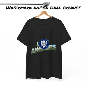 Los Angeles Photo-Block Tee — Retro Cityscape Graphic T-Shirt