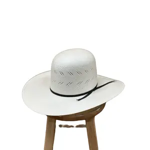 RODEO KING ARROW Hat with Black Band and Decorative Design