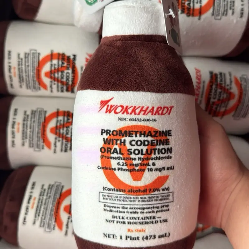 PLUSHPINTS NET: 1 Pint (437 mL) Pet Toy - Durable and Soft Velvet Plush Material or Fashion Accessories /Velvet Material, Bottle-Shaped outdoor heav