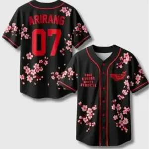 Kpop Group Bangtan-Camo Style Jersey, Custom Bangtan Boys Members Baseball Jersey For Army, Bangtan World Tour 2026 Merch Top, Bangtan Comeback 2026