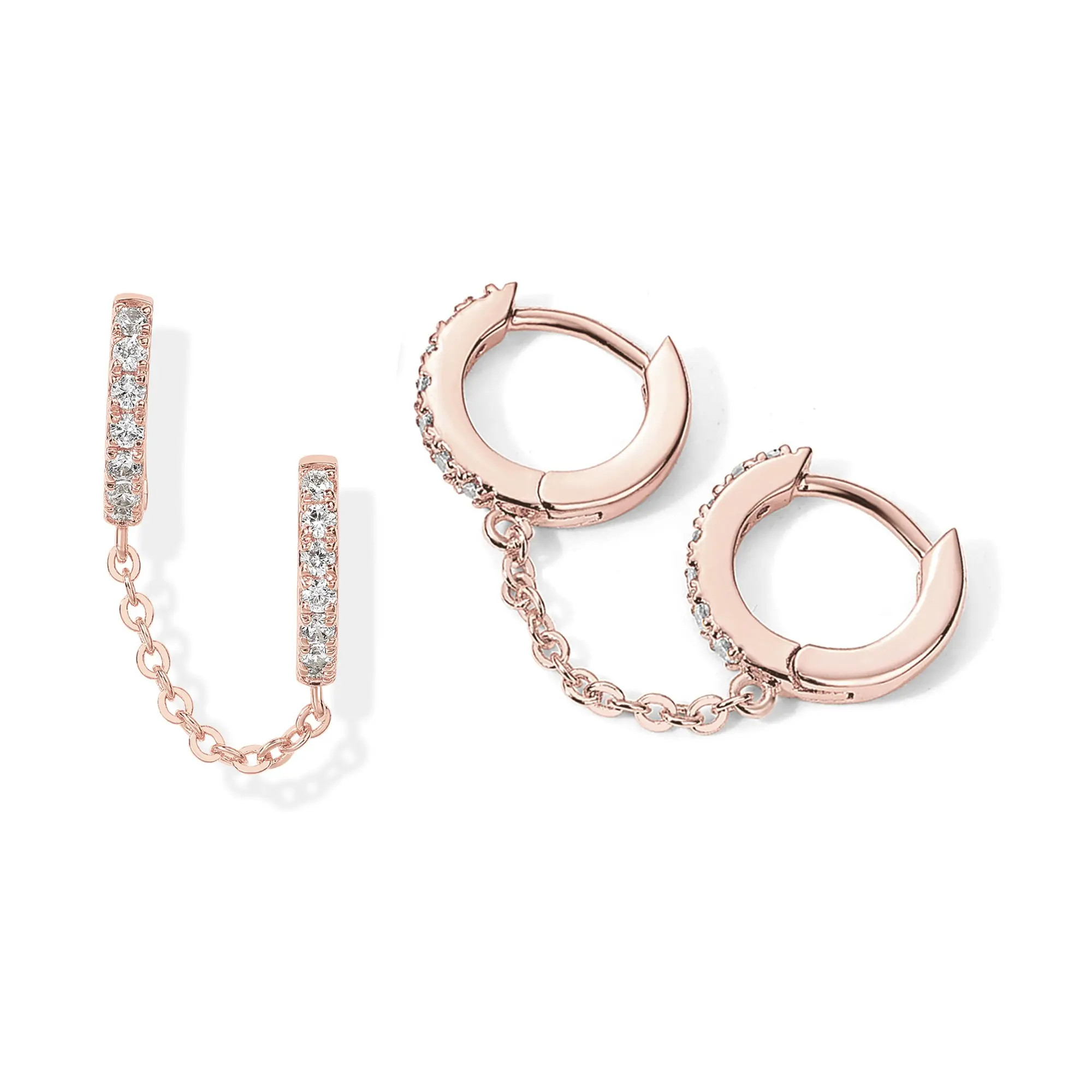 Double CZ - Rose Gold