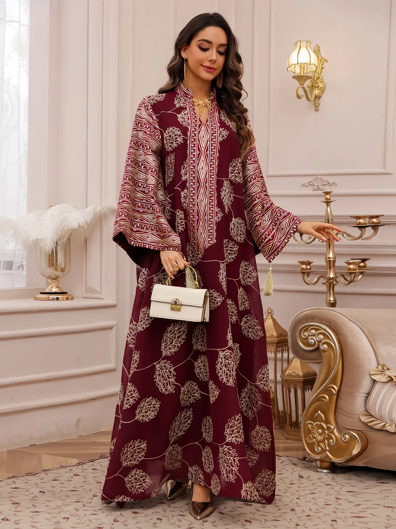 chinese dress ladies Amazon.com: HZUXElegant Sparkle Sequin Abayas for Women Long Dress Women  Dubai Dress Kaftan Islamic Robe : Clothing, Shoes & Jewelry