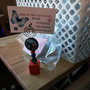 customizable beadable photo holder