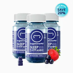 SugarbearPRO® Sleep 5-HTP Amino Vegan Vitamin Gummies - 3 Month Supply + Free Gift