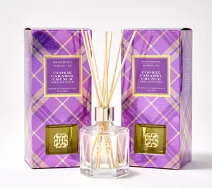 HomeWorx by Slatkin + Co. S/2 Reed Diffusers- Caramel Cookie