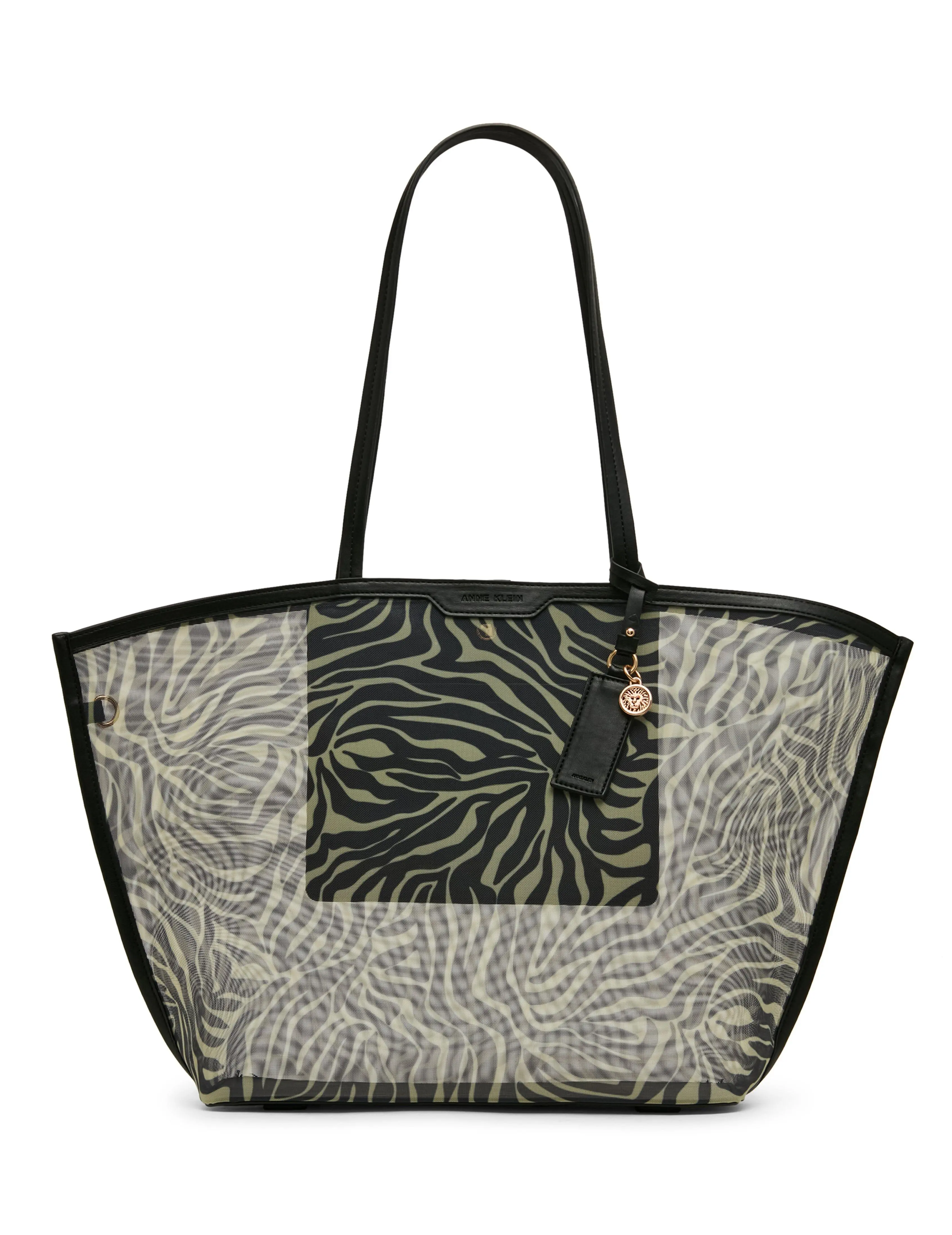 Printed Mesh Tote Bag with Pouch