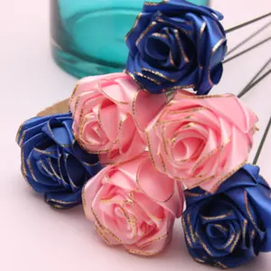 Satin Ribbon Roll, 4cm Width, Mixed Colors for Bouquet Wrapping DIY Gifts, Wedding Birthday Party Decoration